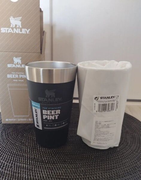 新品 正規品 真空断熱 保冷保温 STANLEY スタンレー スタッキング 真空パイント タンブラー 2個 黒 アウトドア