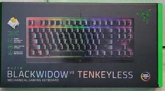 「極美品」RazerBLACKWIDOW V3 TENKEYLESS