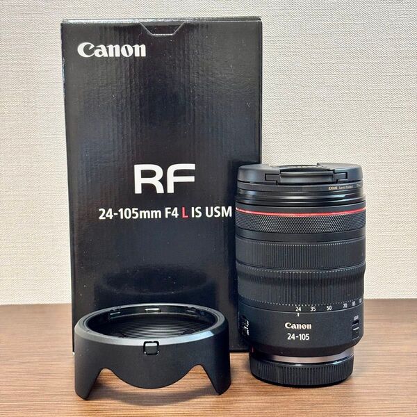 Canon RF24-105 F4 L IS USM キヤノンRFマウント 標準ズームレンズ EXUSフィルター付き