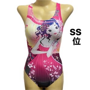 E626アリーナ♪キラキラキャラクターデザイン競泳水着♪室内プールやダイエット♪レジャーやフィットネスにも♪サイズ