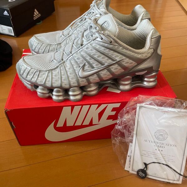 ショックスシルバー NIKE スニーカー ホワイト MAX AIR ナイキ
