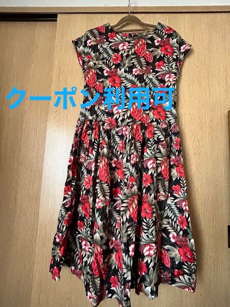 花柄ワンピース ドレス ハワイワンピース ハワイドレス リゾートワンピース アロハワンピース ALOHA ハワイ Hawaii