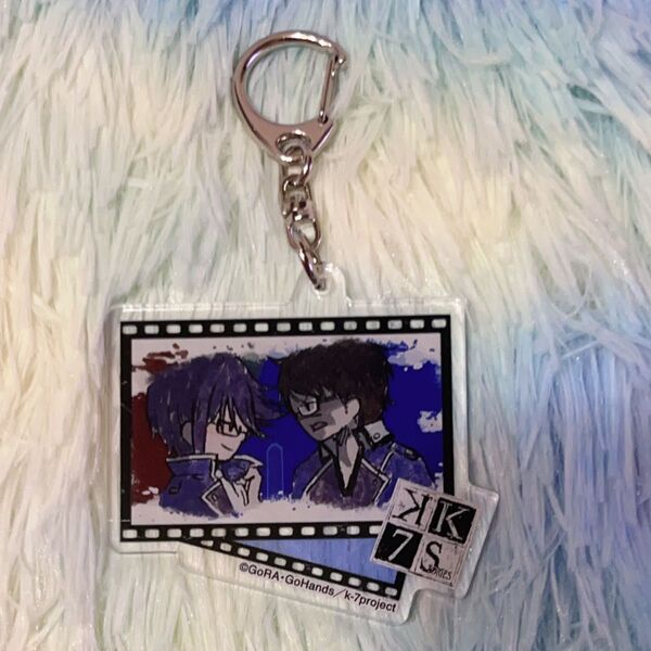 アニメK SEVEN STORIES 宗像礼司 善条剛毅 グラフアート アクリルキーホルダー