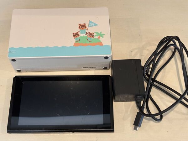 【ジャンク品】Nintendo Switch 本体+ドック+ACアダプター(あつまれ どうぶつの森エディション)