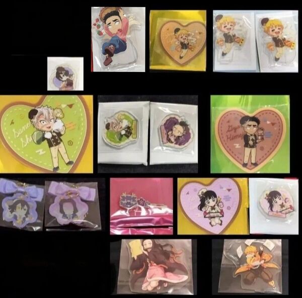 鬼滅の刃 ufotable アクリルスタンド チャーム 実弥 玄弥 悲鳴嶼カナヲ 伊黒 産屋敷 善逸 禰豆子
