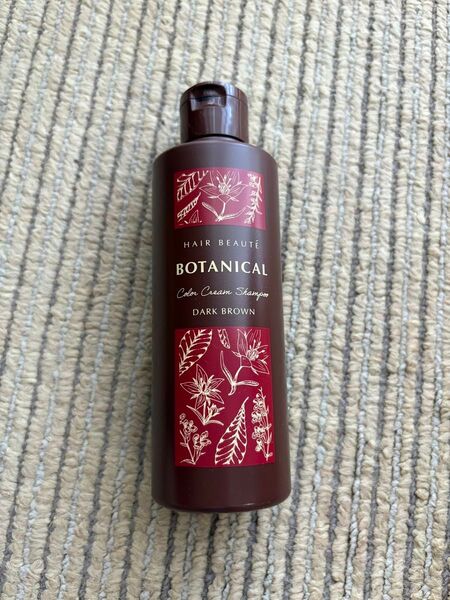 【新品未使用】ヘアボーテ ボタニカルカラークリームシャンプー ダークブラウン