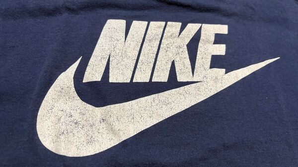 ナイキ ビンテージ Tシャツ M ネイビー 古着 NIKE