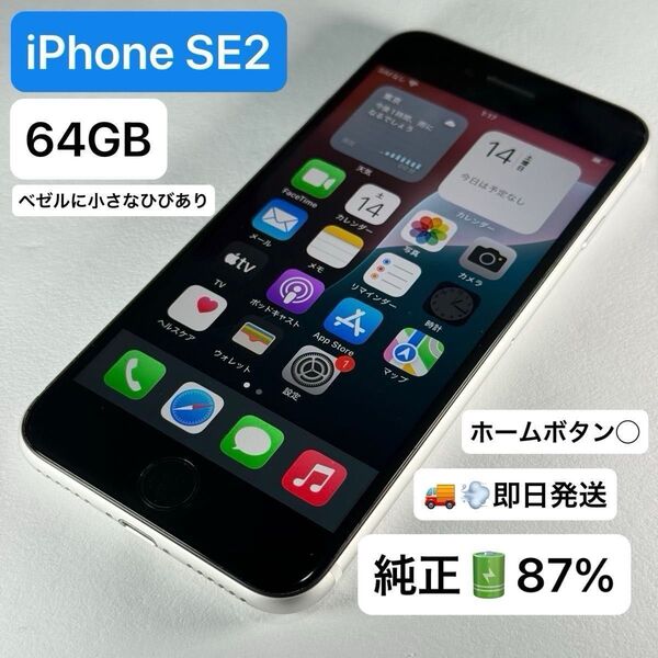 【訳有格安】【即日発送】iPhone SE2 64GB 格安 お手軽 サブ機