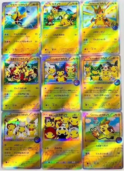 説明必読 スリーブ9枚 カードは見本 ACG ポケモン ピカチュウB