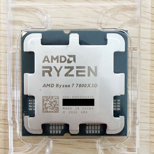 AMD Ryzen 7 7800X3D 新品バルク品