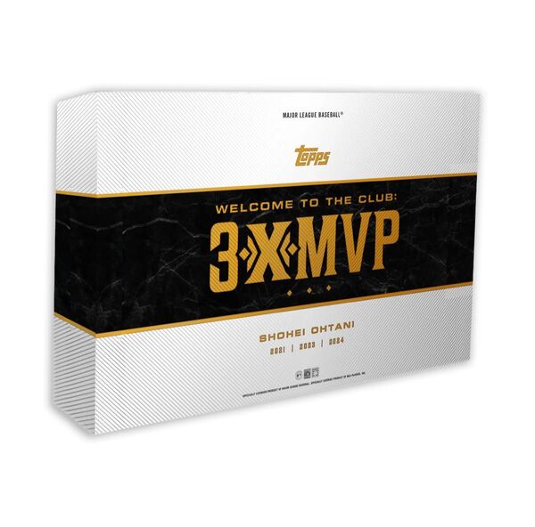 値下げ可 2025 Topps Welcome to the Club: 3X MVP 未開封 1box 大谷翔平 50/50