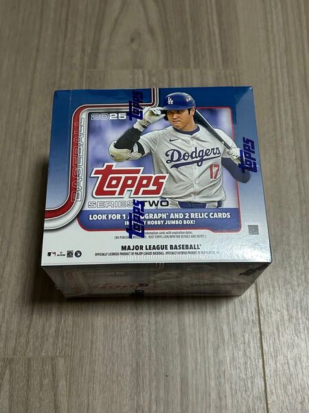 価格相談可 大谷翔平 2025 Topps Series 2 Jumbo 新品未開封 1ボックス シュリンク付 佐々木朗希 RC