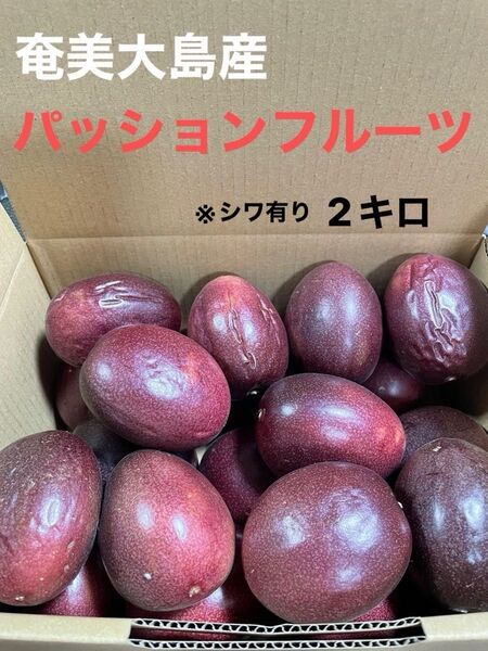 ★本日限定値引き★奄美大島産 パッションフルーツ(シワ有り)2kg