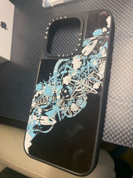 CASETiFY iPhone15Pro サイズスマホケース ブルーハムハム