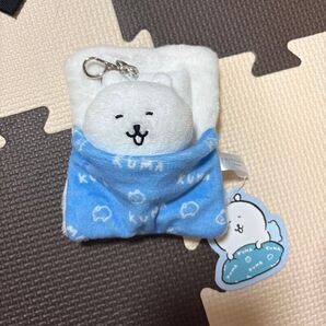 ナガノキャラクターズ おふとんぬいぐるみ リールパスケース ナガノのくま