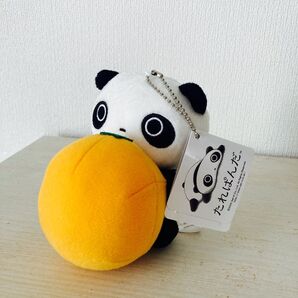 たれぱんだ ボールチェーン付き フルーツぬいぐるみ マスコットキーホルダー みかん