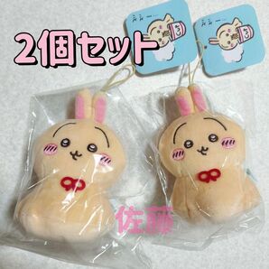 お顔可愛いです!! 2個セット 新品 ちいかわ ウラヤハボウズ マスコット うさぎ