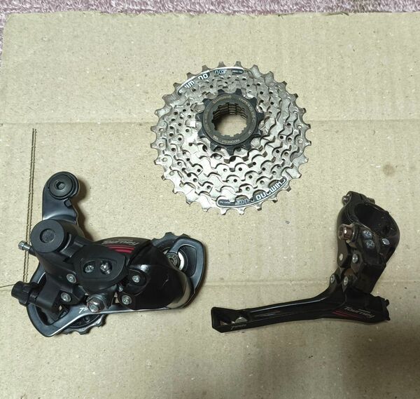 SHIMANO Tourney 2×7s コンポセットFD RD スプロケット