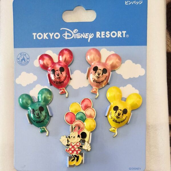 ディズニー ピンバッジ 東京ディズニーリゾート TDR ミッキーバルーン ミニー セット TOKYO Disney resort