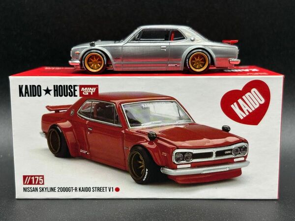 MINIGT 街道ハウス 日産 スカイライン 2000GT-R ハコスカ チェイス