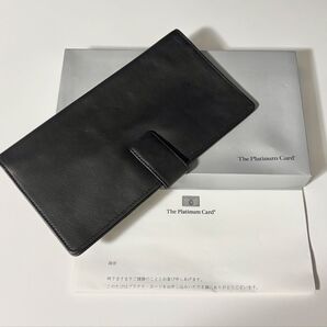 ★お値下げ 7,000→5,500 AMEX アメックス アメリカンエキスプレス プラチナ ノベルティ オーガナイザー 本革