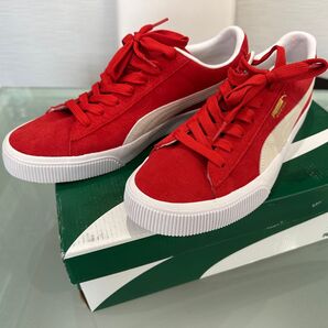 PUMA/プーマSBスケートボードSUEDE VULCスウェードバルク赤