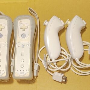 Wiiリモコンプラス ヌンチャク 2個セット ホワイト