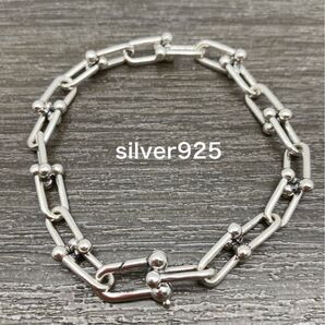 シルバー silver 925 ハードウェア スモールリンク ブレスレット 17 18 19 20 21 22 cm