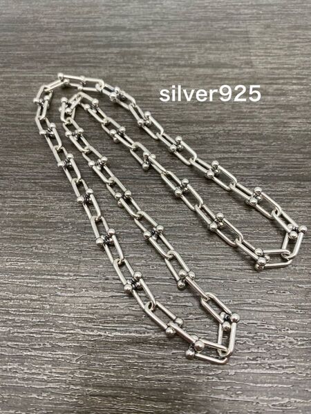 シルバー silver 925 ハードウェア スモールリンク ネックレス 40 45 46 50 55 60 65 70 cm