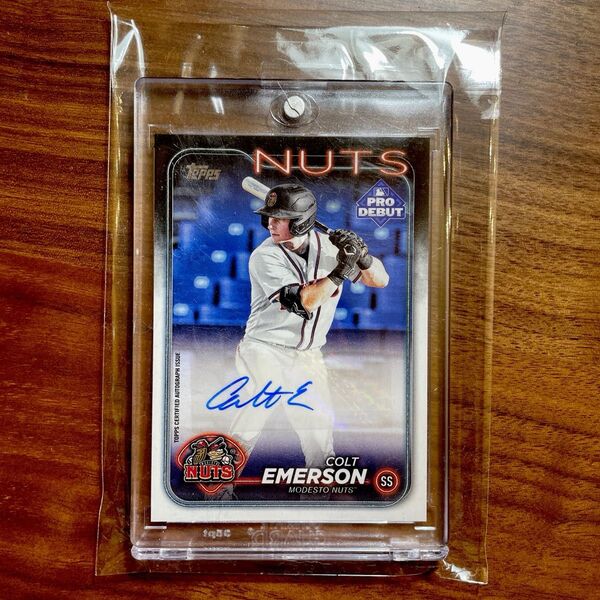 Topps 直筆サイン Auto Colt Emerson