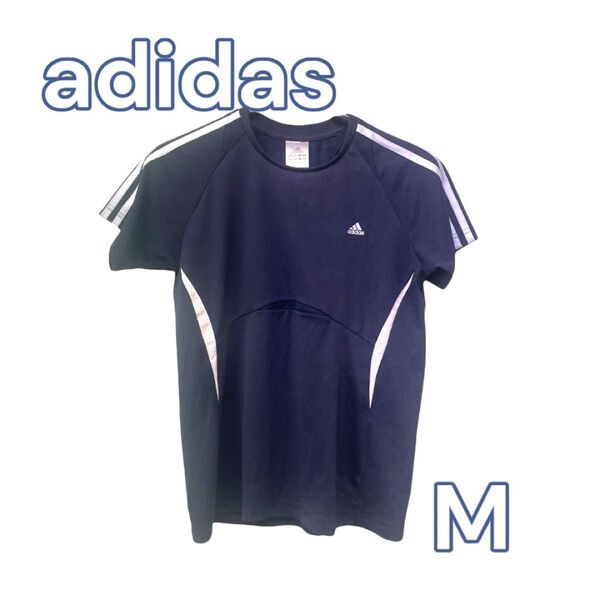 アディダス 半袖Tシャツ スポーツ トレーニング レディース M adidas クライマクール生地