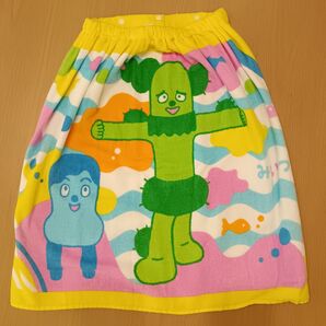 みいつけた! ラップタオル 60cm 巻きタオル プールタオル コッシー サボさん