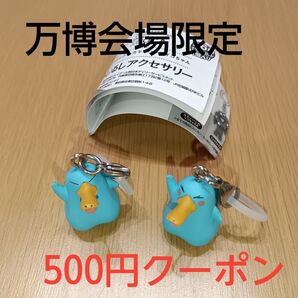 EXPO2025会場限定ガチャ カモノハシのイコちゃん めじるしアクセサリー2種