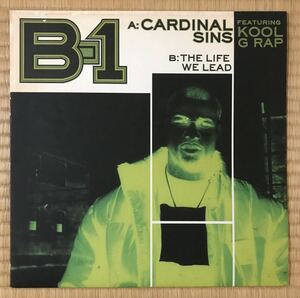 B-1 Featuring Kool G Rap / Cardinal Sins / 12インチ / Rawkus