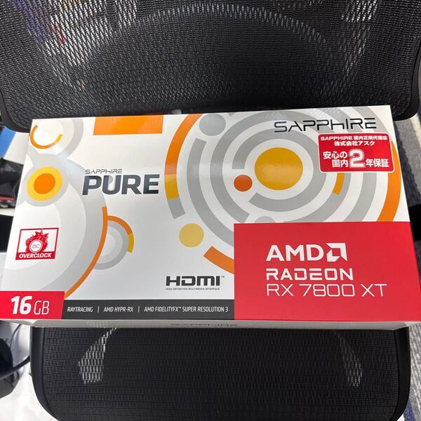 SAPPHIRE AMD RADEON RX 7800 XT グラフィックボード