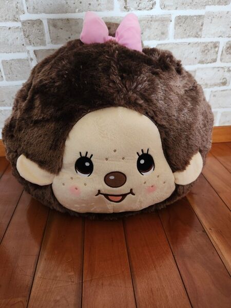 モンチッチ 大きなお顔のぬいぐるみクッション