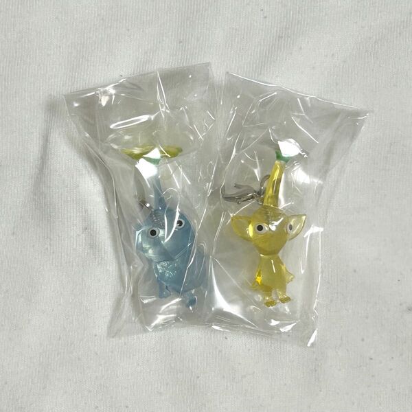 ピクミン めじるしアクセサリー チャーム ガチャガチャ 黄色 氷 2点セット