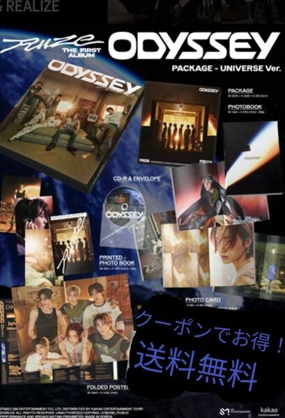 クーポンで超お得!公式 RIIZE ライズ Album ODYSSEY PACKAGE Universe ver アルバム CD