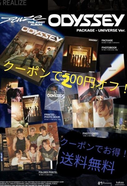 クーポンでお得!公式 RIIZE ライズ Album ODYSSEY PACKAGE Universe ver アルバム CD
