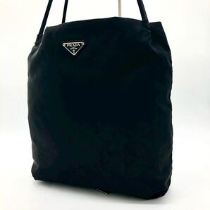 PRADA プラダ ワンショルダーバッグ トートバッグ テスートナイロン 三角ロゴ 肩掛け 大容量 黒
