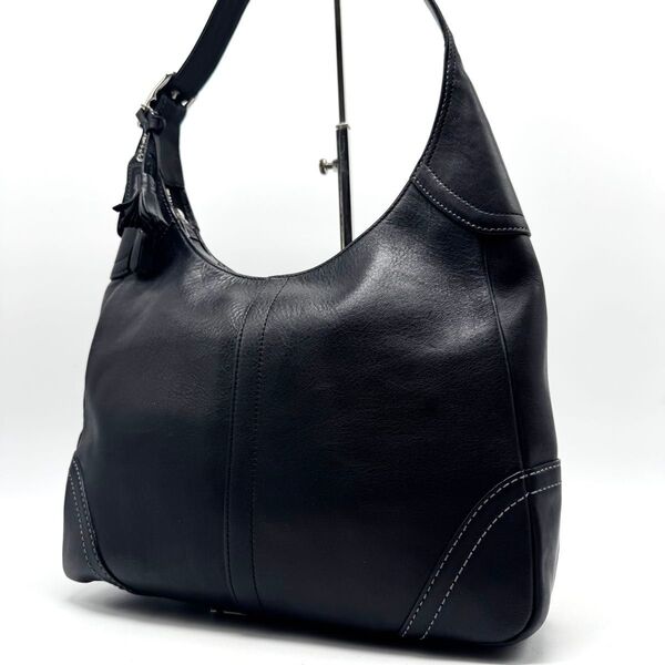 【極上美品・使用感少ない】COACH コーチ ワンショルダーバッグ ショルダーバッグ 肩掛け ホーボー タッセル
