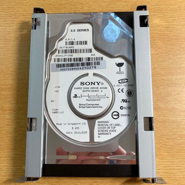 ジャンク PS2 HDD ハードディスクドライブ BBユニット