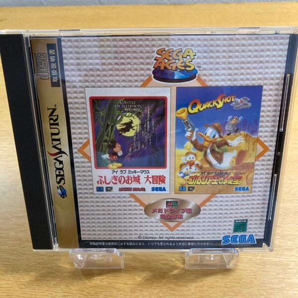 セガサターン SSソフト セガエイジス アイラブミッキーマウス アイラブドナルドダック