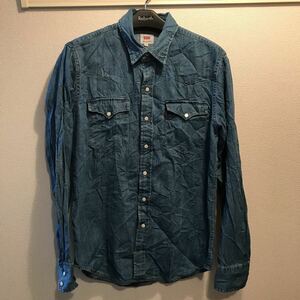 LEVIS シャンブレーシャツ S