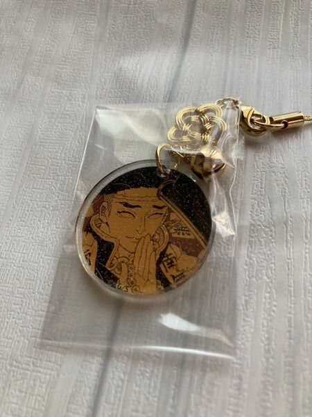 鬼滅の刃 吾峠呼世晴原画展 悲鳴嶼行冥 アクリル根付 アクリルキーホルダー 鬼滅の刃 キーホルダー