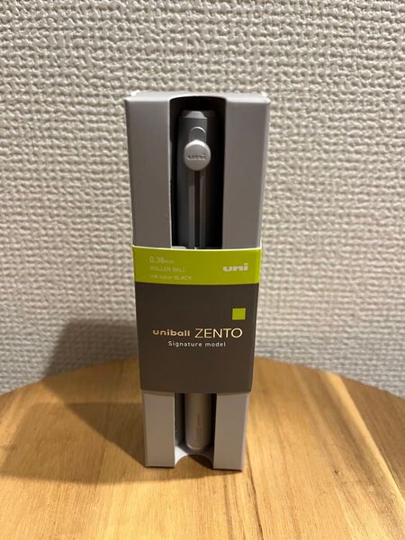 三菱鉛筆 uniball ZENTO ユニボールゼント 0.38mm シグニチャーモデル シルバー UBZH38