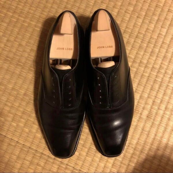 ジョンロブ John Lobb Chelmer UK 5E 4800 last 黒 レザー ブラック 本革