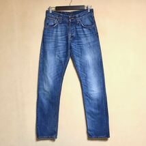 Nudie Jeans / ヌーディージーンズ STRAIGHT ALF デニムパンツ 29 イタリア製_画像1