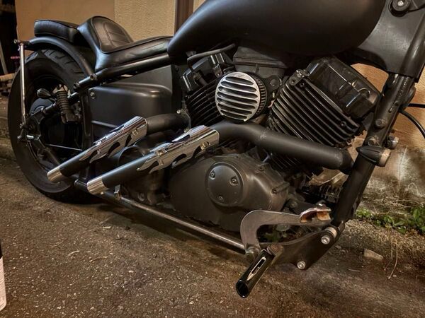 希少 レア ドラッグスター400 ユーロドラッグマフラー ニューロッド