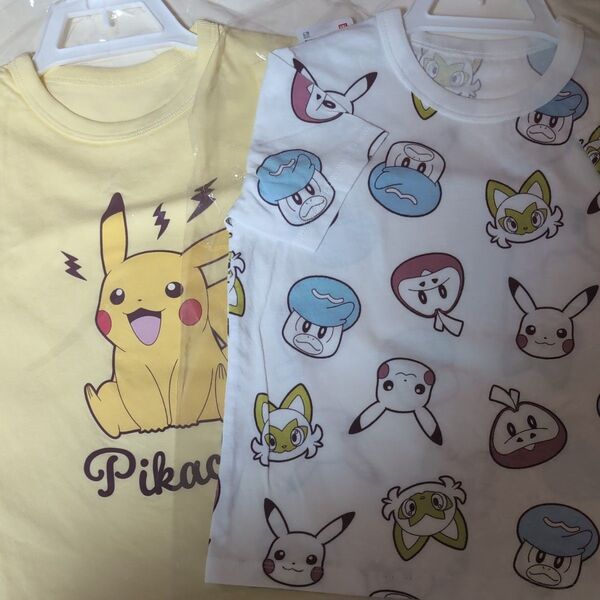 ユニクロ ポケモン Tシャツ 2枚セット 100cm ピカチュウ半袖新品未使用